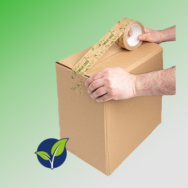 Duurzame papieren (verpakkingstape)